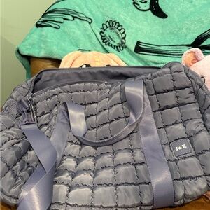 I&R Women's Quilted Travel Bag - Cloud Purple